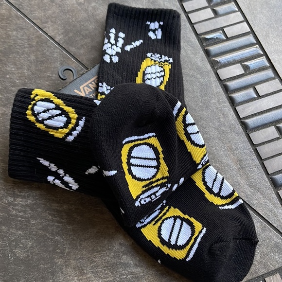 VANS “Off The Wall” Men’s socks Skulls - Picture 8 of 11